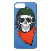 Cool Combat Skull Case-Mate iPhone Case (Achterkant)