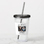 Cool Combineerde we deden het gediplomeerd met fot Acryl Drinkbeker (Achterkant)