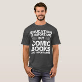 Cool Comic Book Art voor Mannen Vrouwen Comic Book T-shirt (Voorkant volledig)