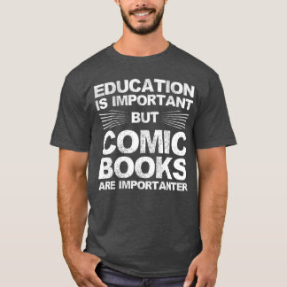 Cool Comic Book Art voor Mannen Vrouwen Comic Book T-shirt