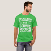 Cool Comic Book Kunst voor Mannen Vrouwen Comic Bo T-shirt (Voorkant volledig)