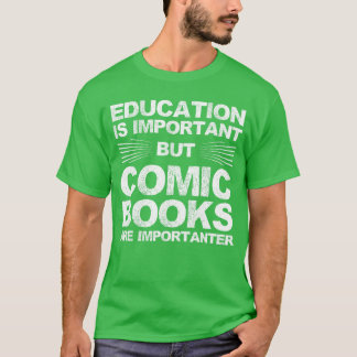 Cool Comic Book Kunst voor Mannen Vrouwen Comic Bo T-shirt