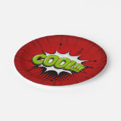 Cool Comic Book Text Paper Borden Papieren Bordje (Gekanteld)