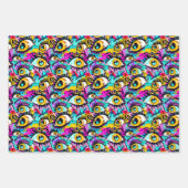 Cool comic graffiti tiled pattern  inpakpapier vel (Voorkant 2)