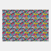 Cool comic graffiti tiled pattern  inpakpapier vel (Voorkant)