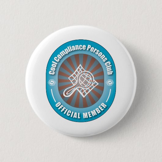 Cool Compliance Club Ronde Button 5,7 Cm (Voorkant)