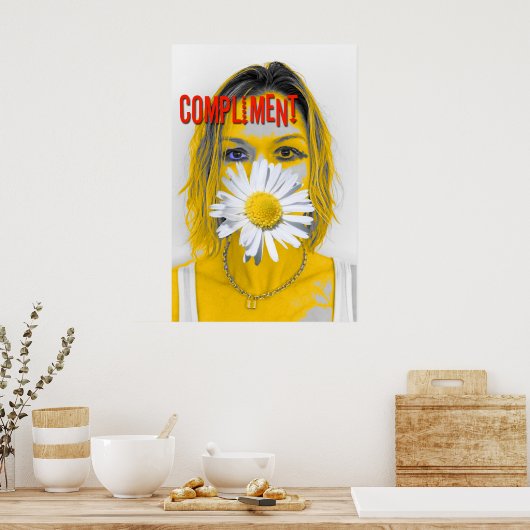 Cool complimentposter! poster (Keuken)