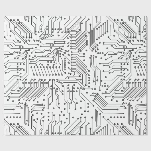 Cool Computer Circuit Board Cadeaupapier (Vlak)