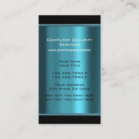 Cool Computers Visitekaartjes (Voorkant)