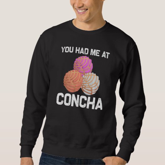 Cool Concha For Men Women Pan Dulce Latin Mexican  Trui (Voorkant)