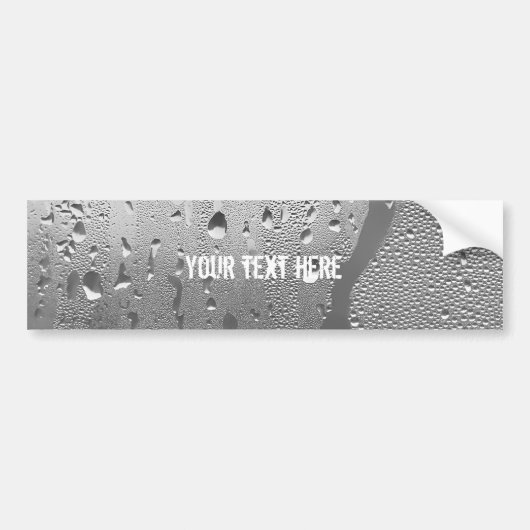 Cool Condensation look Texture Bumpersticker (Voorkant)