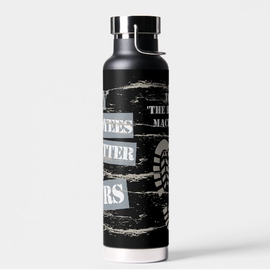 Cool Construction Boss Naam Nickname Waterfles (Links)