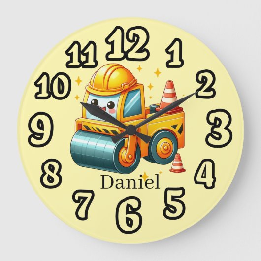 Cool Construction lovers add name Grote Klok (Voorkant)