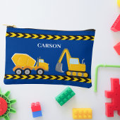 Cool Construction Vehicle Custom Kinder Blue Etui