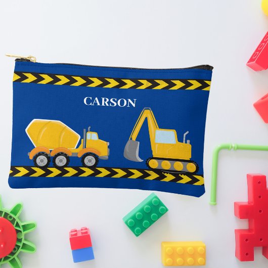 Cool Construction Vehicle Custom Kinder Blue Etui