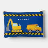Cool Construction Vehicle Custom Kinder Blue Etui (Achterkant)