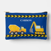 Cool Construction Vehicle Custom Kinder Blue Etui (Voorkant)