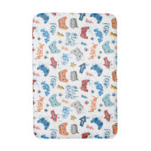 Cool controller patroon met tekst voor gamers badmat (Voorkant Verticaal)