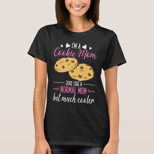 Cool Cookie Bakende Moeder T-shirt (Voorkant)