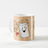 Cool Cookies en Milk Friends Cartoon Koffiemok (Voorkant links)