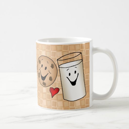 Cool Cookies en Milk Friends Cartoon Koffiemok (Rechts)
