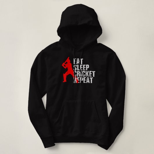 Cool Cool Cool Cool Cricket Player Cool Cft Hoodie (Design voorkant)