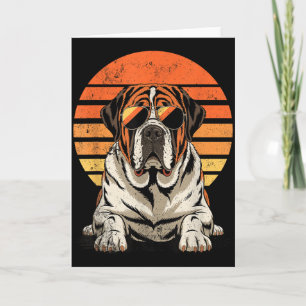 Cool cool sint-bernard moeder vader cadeau vintage kaart