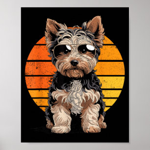 Cool cool yorkipoo moeder vader cadeau vintage hon poster