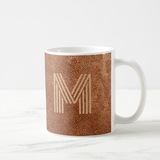 Cool Copper Look Monogrammed Mok (Rechts)