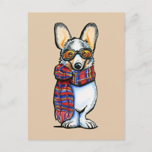 Cool Corgi Briefkaart