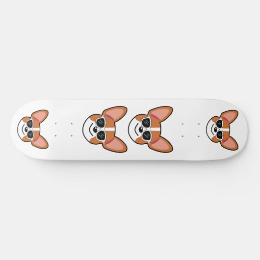 Cool Corgi Persoonlijk Skateboard (Horizontaal)