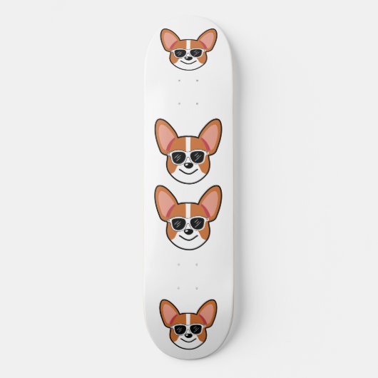 Cool Corgi Persoonlijk Skateboard (Voorkant)