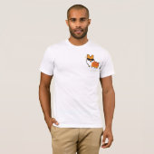 Cool Corgi Pocket T-shirt | CorgiDingen (Voorkant volledig)