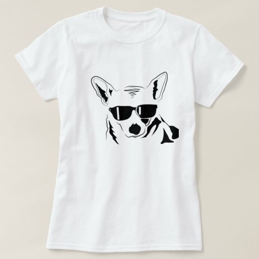 Cool Corgi T-shirt (Design voorkant)