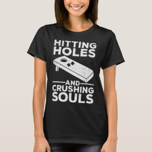 Cool Cornhole Art for Men Corn Hole Lover Bo T-shirt
