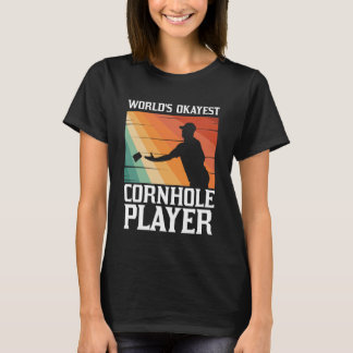 Cool Cornhole Design for Men Women Corn Hole Cornh T-shirt