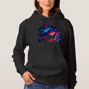 Cool Cosmic Cat Galaxy Graphic Space Art Hoodie
