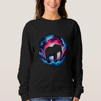 Cool Cosmic Elephant Galaxy Graphic Space Art Trui