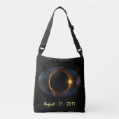 Cool Cosmic Eye 2017 Total Solar Eclipse Crossbody Tas (Voorkant)