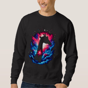 Cool Cosmic Giraffe Galaxy Graphic Space Art Trui