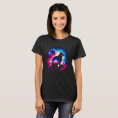 Cool Cosmic Guinea Pig Galaxy Graphic Space Art T-shirt (Voorkant volledig)