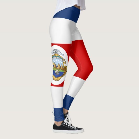 Cool Costa Rica Vlag Mode Leggings (Rechts)