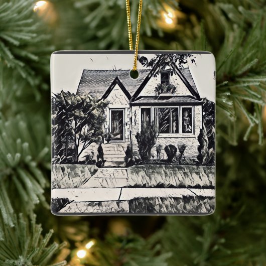 Cool Cottage House Ornament (Boom)