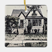 Cool Cottage House Ornament (Voorkant)
