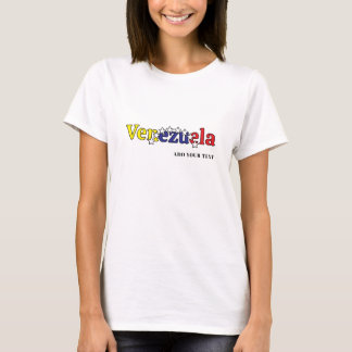 cool country flag customize women's Venezuelan 3 T-shirt
