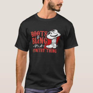 Cool Country Music Ranch Outfit voor Westerne vent T-shirt