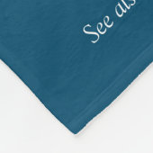 Cool Cousin Definition Modern Blue Fun Fleece Deken (Hoek)