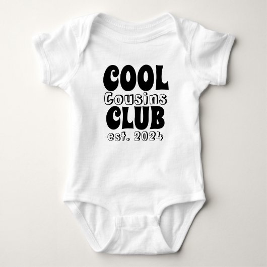 Cool Cousins Club est 20XX Romper (Voorkant)