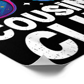 Cool Cousins Club Family Matching Funny Cousin Squ Poster (Hoek)