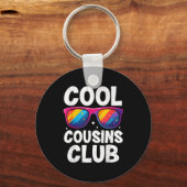Cool Cousins Club Family Matching Funny Cousin Squ Sleutelhanger (Voorkant)